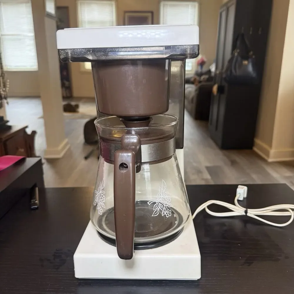 Vintage GE Coffeematic Brew Starter 10cup Coffee Maker Tested